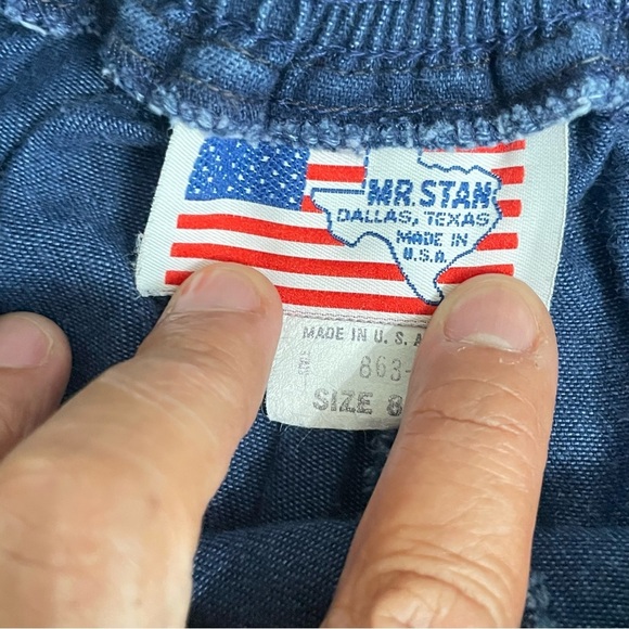 Vtg. Mr. Stan Denim Blue Jean FULL SKIRT, 1970's, Ruffle Flounce Western Size 8 - Picture 8 of 10